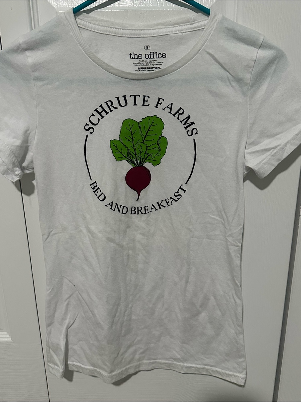 Ripple Junction White The Office Logo Tee